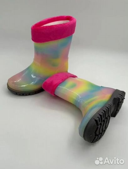 Сапоги резиновые для девочки