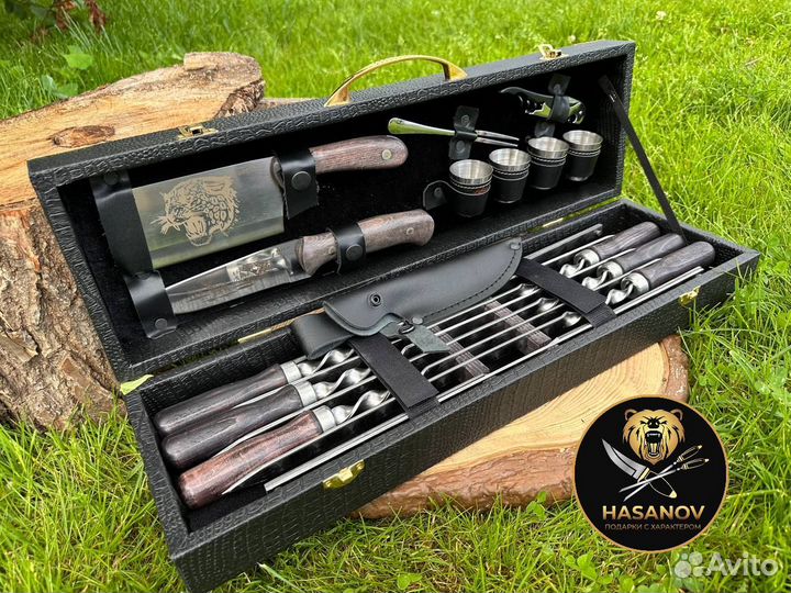 Подарок мужчине набор шашлычный для пикника