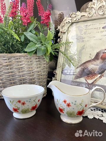 Сахарница и молочник Англия