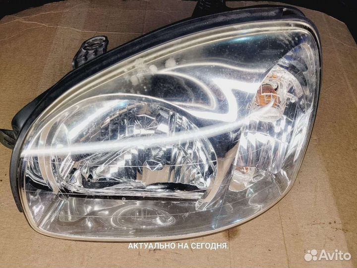 Фара левая santa fe classic