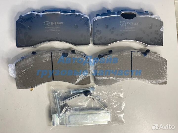 Колодки дисковые WVA 29228 на оси BPW TSB4309 TSB4