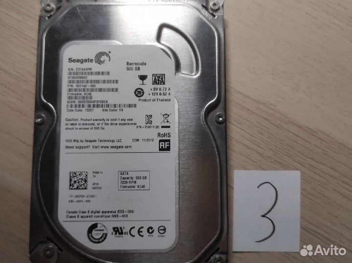 Жесткие диски HHD Seagate Barracuda