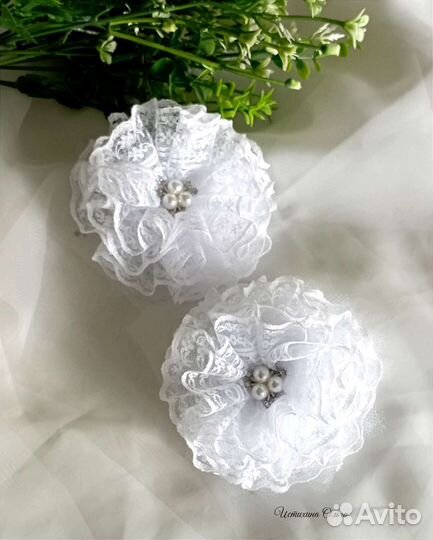 Кружевные бантики на 1 сентября