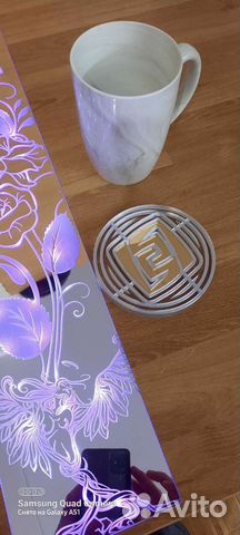 Genshin impact/ Подставка под кружку/Гео