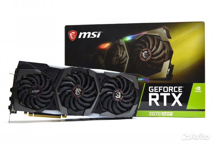Nvidia geforce rtx 2070 super Msi gaming x trio