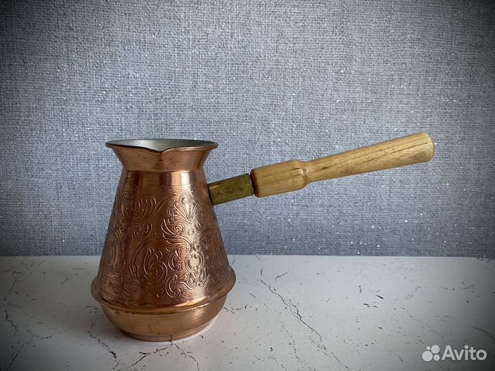 Турка для кофе медная Tima 300 ml