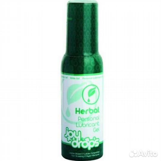 Смазка на водной основе JoyDrops Herbal - 100 мл