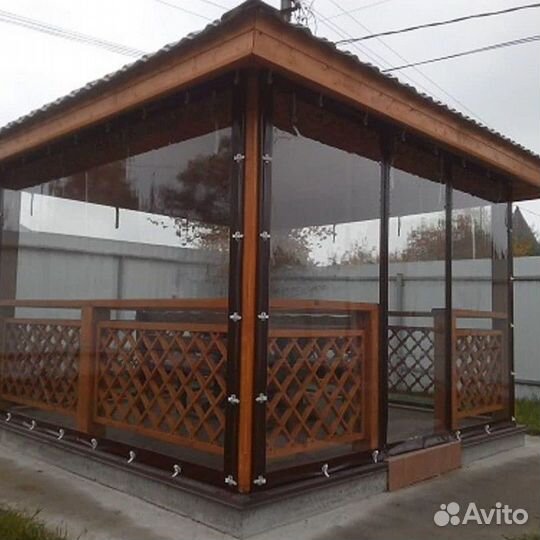 Мягкие окна для террас и беседок