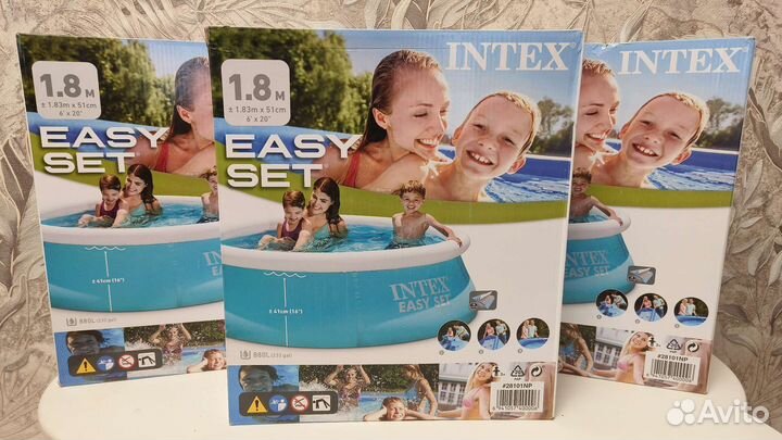 Бассейн Новый в коробке