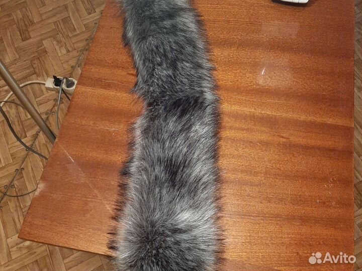 Опушка на капюшон,новая,густой,искусственный мех