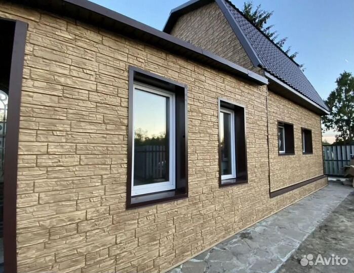 Фасадные работы облицовка фасада сайдинг