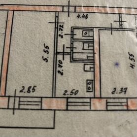 2-к. квартира, 42 м², 3/5 эт.