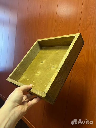 Коробка деревянная подарочная