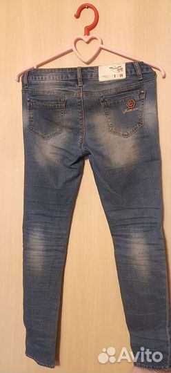 Джинсы на девочку рост 140