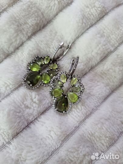 Серьги серебро