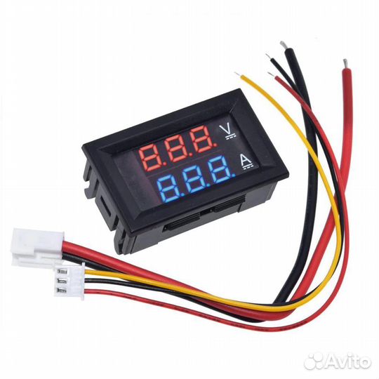Вольтметр амперметр цифровой встраиваемый, 58413
