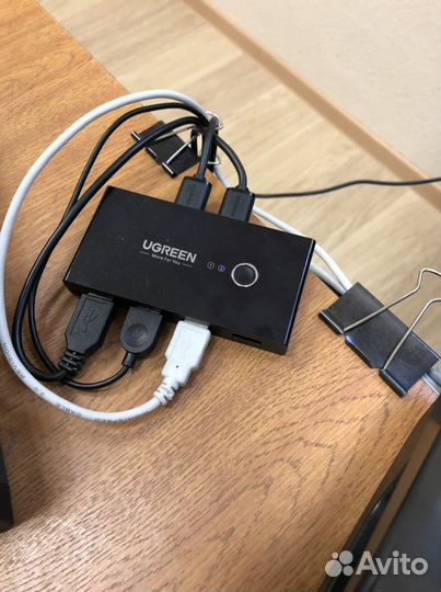 USB разветвитель Ugreen на 2 компьютера