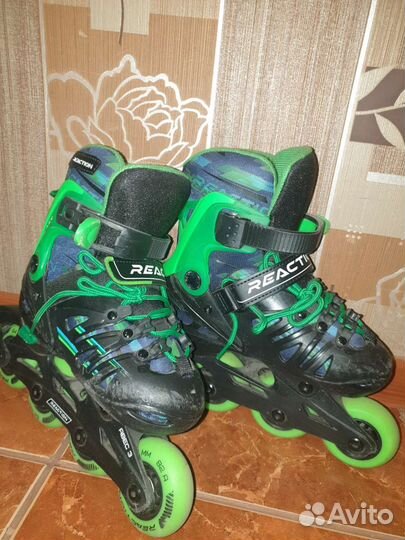 Роликовые коньки детские раздвижные