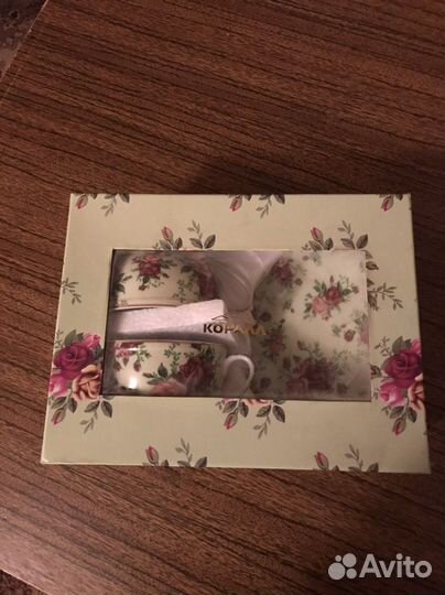 Набор чайных пар. Фарфор. 