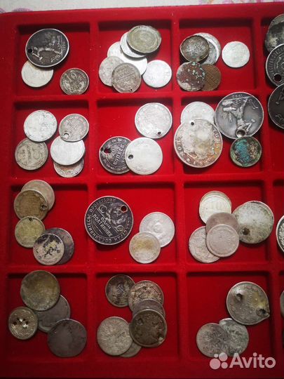 Серебряные монеты по весу