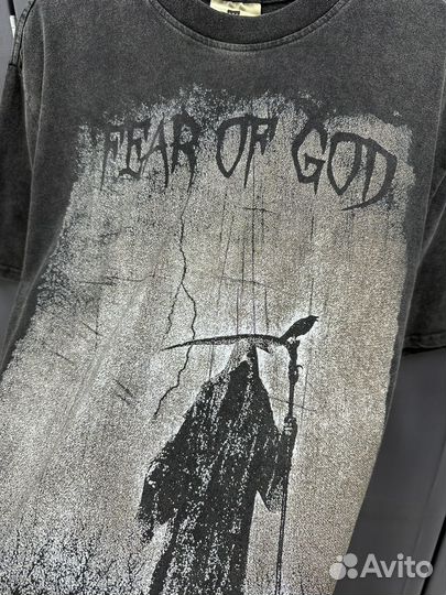 Футболка Fear of god варенка (оверсайз)