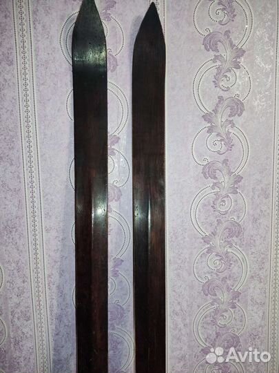 Лыжи винтажные