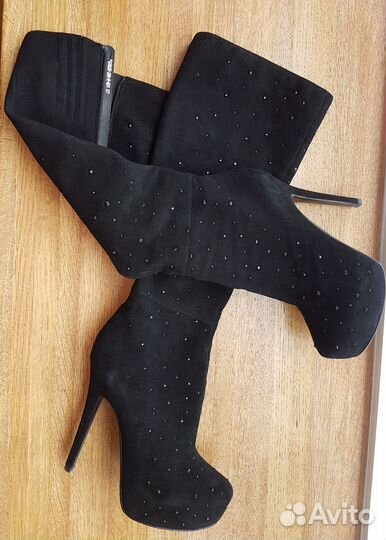 Сапоги ботфорты ботильоны 37