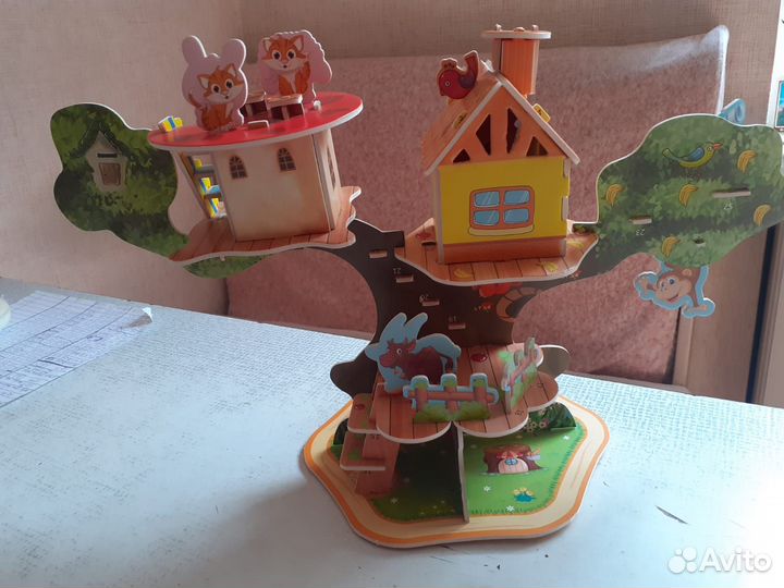 Детский картонный конструктор