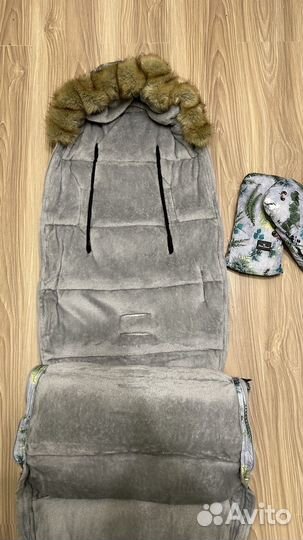 Конверт в коляску зимний