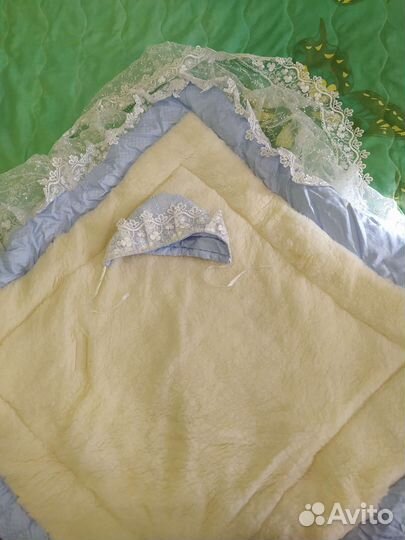 Конверт на выписку для мальчика зимний