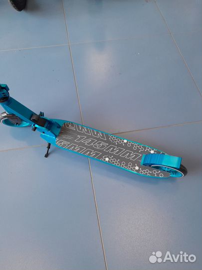 Детский самокат City-Ride 145мм голубой