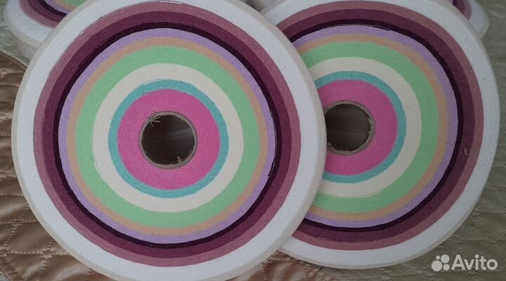 Трикотажная пряжа остатки (в роликах)