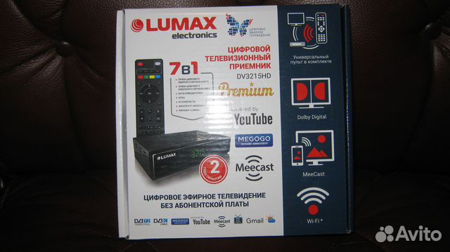 Приставка для цифрового телевидения Lumax DV3215HD купить в Москве ...
