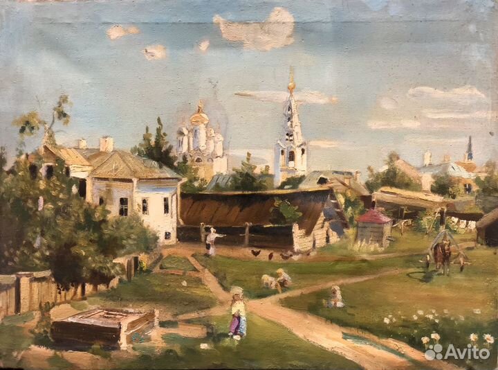 Картина масло, холст 1969