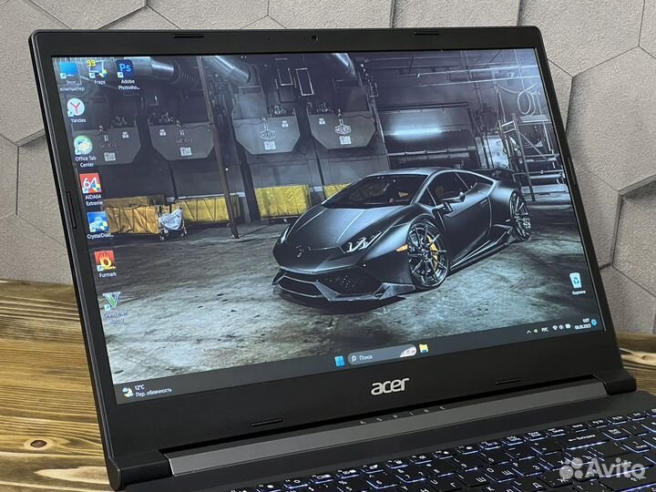 NEW Acer Aspire 7/FHD IPS/Ram 16гб/SSD/Geforce