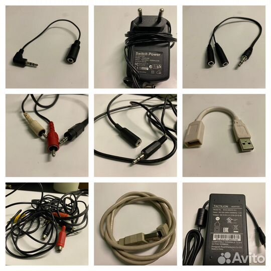 Разные кабели, переходники, провода, адаптеры