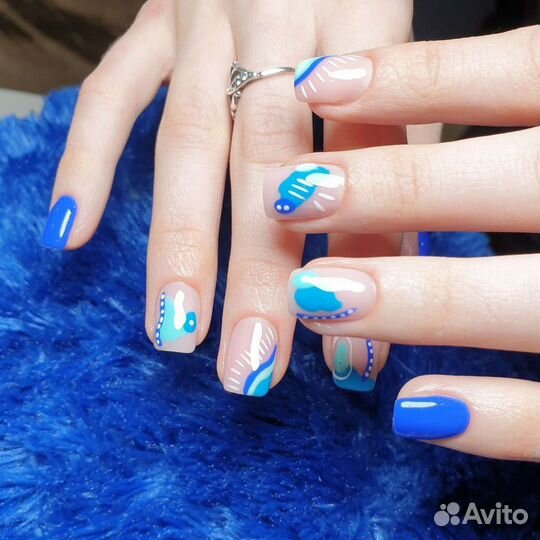 Наращивание ногтей,педикюр,гель-лак,коррекция