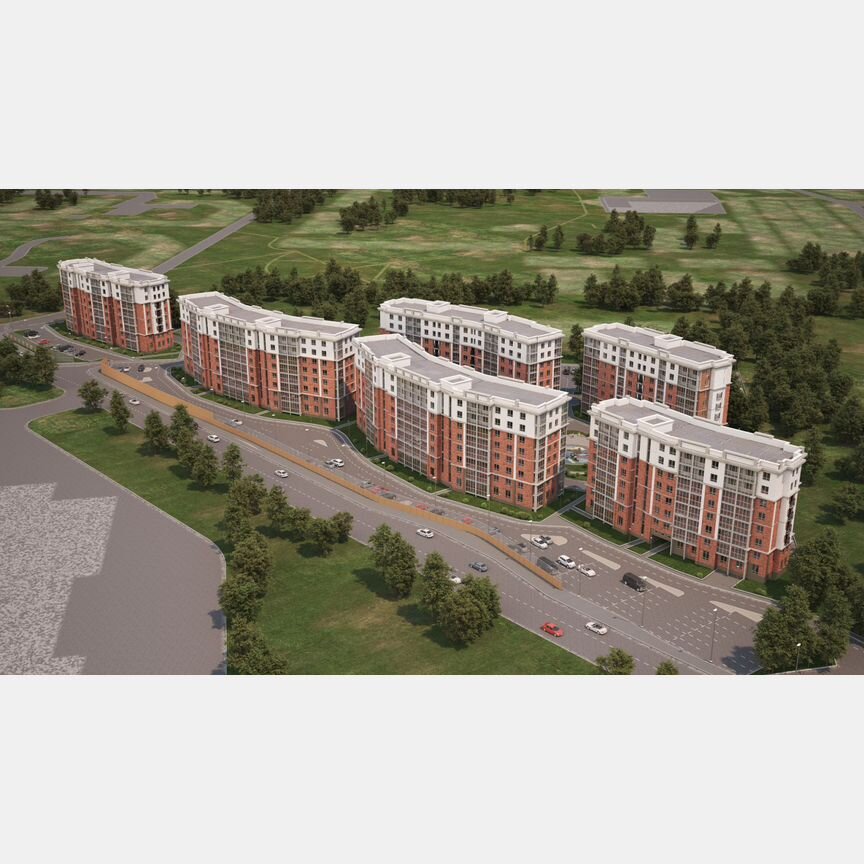 1-к. квартира, 45,8 м², 3/8 эт.
