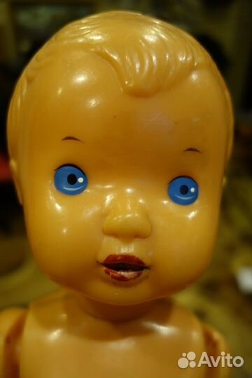 Кукла пупс Витя целлулоид СССР 54 см