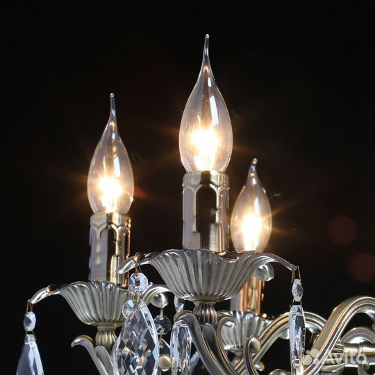 Люстра подвесная хрустальная Аврора MW-light