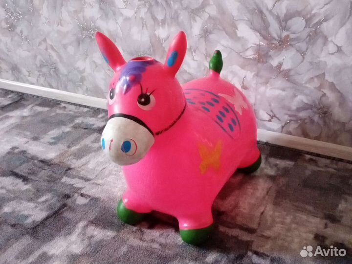 Игрушка прыгун ослик