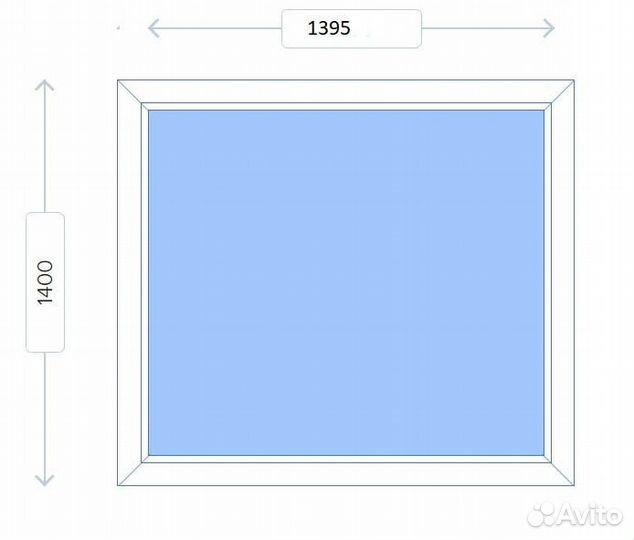 Окно пластиковое бу