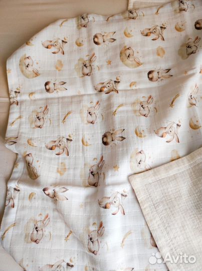 Муслиновый комплект для малышей с 0 до 3-х лет