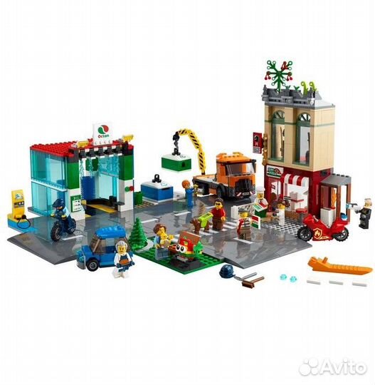 Конструктор Центр города / Сити 842 деталей (City