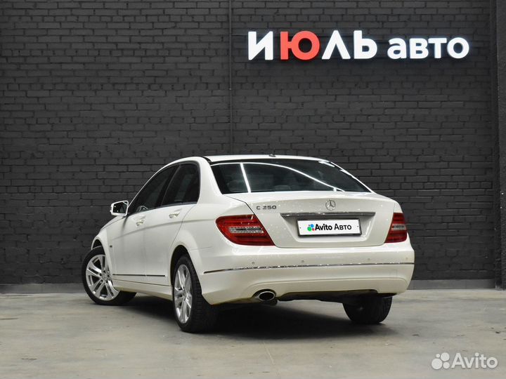 Mercedes-Benz C-класс 1.8 AT, 2011, 186 200 км