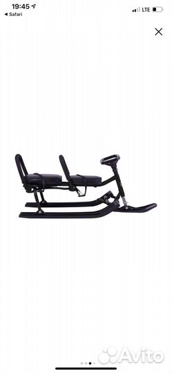 Снегокат для двойни