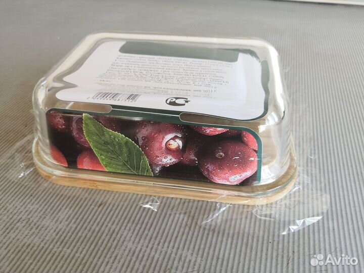 Контейнер стеклянный жаропрочный