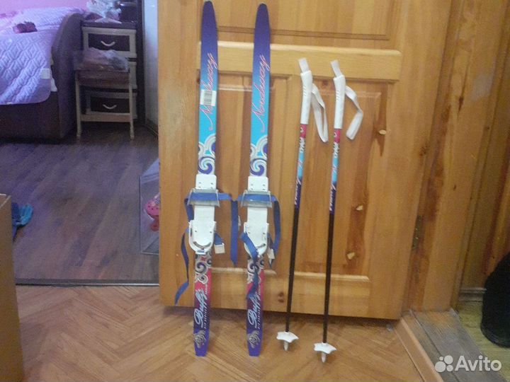 Беговые лыжи детские 100 см