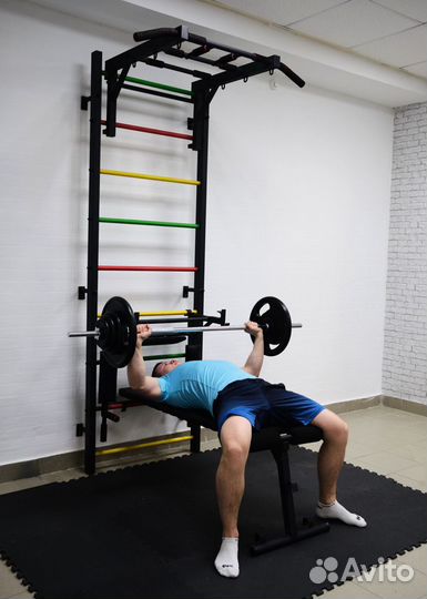 Шведская стенка 4в1 цветные перекладины