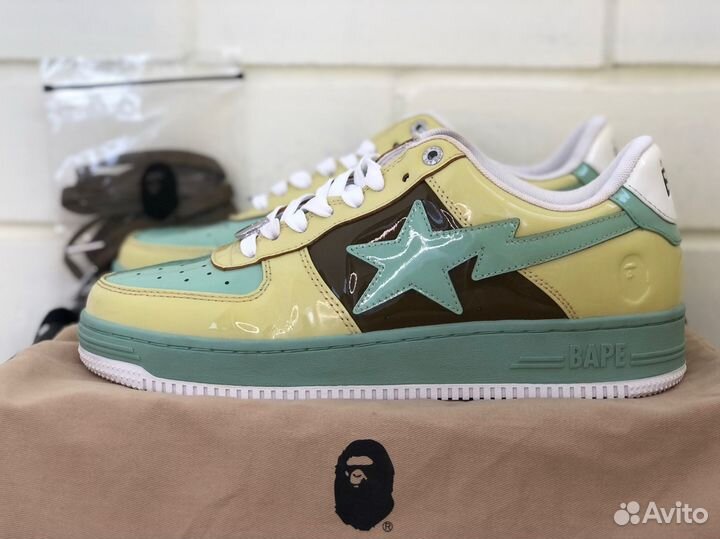 Кроссовки Bapesta Low 'Brown Beige' Оригинал